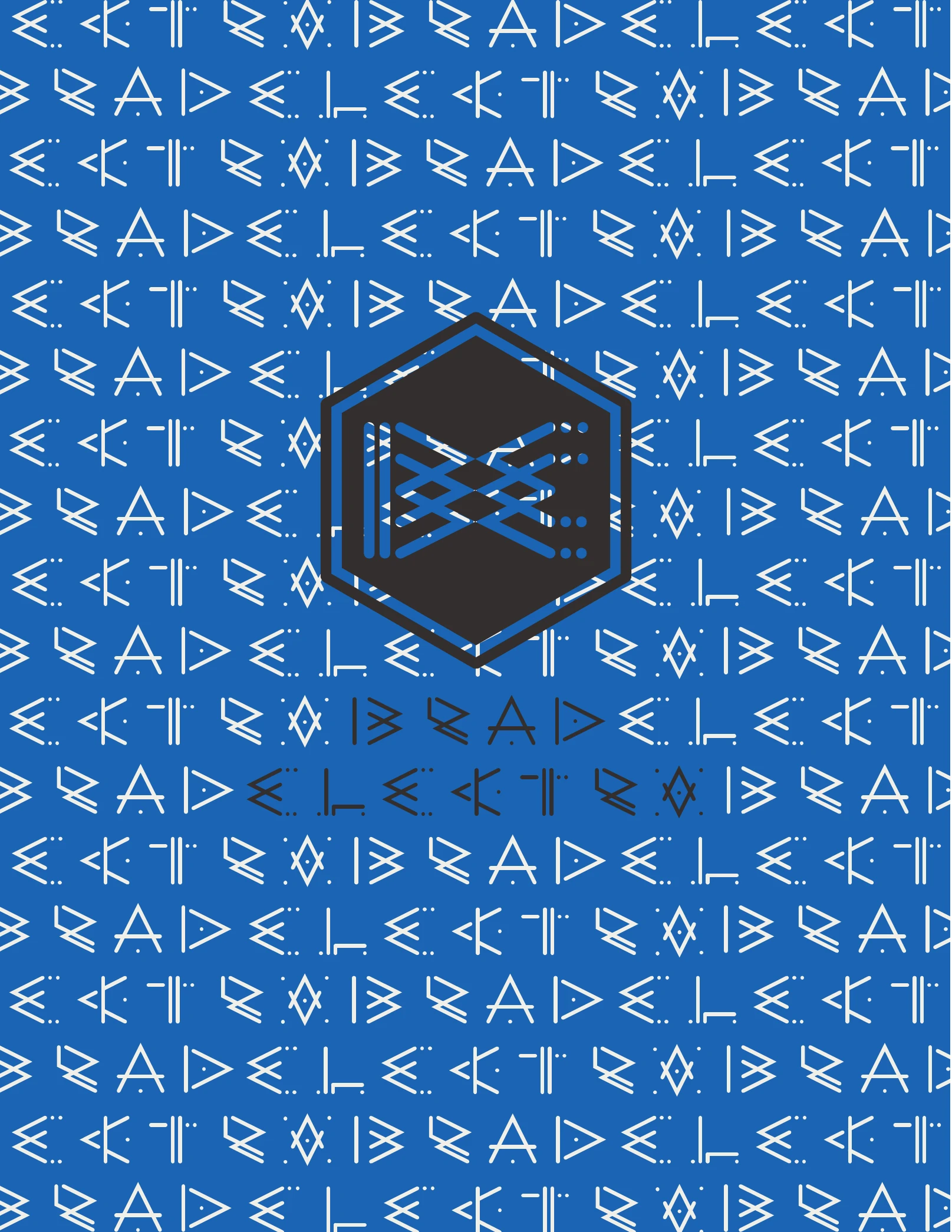 Brad Electro blue pattern