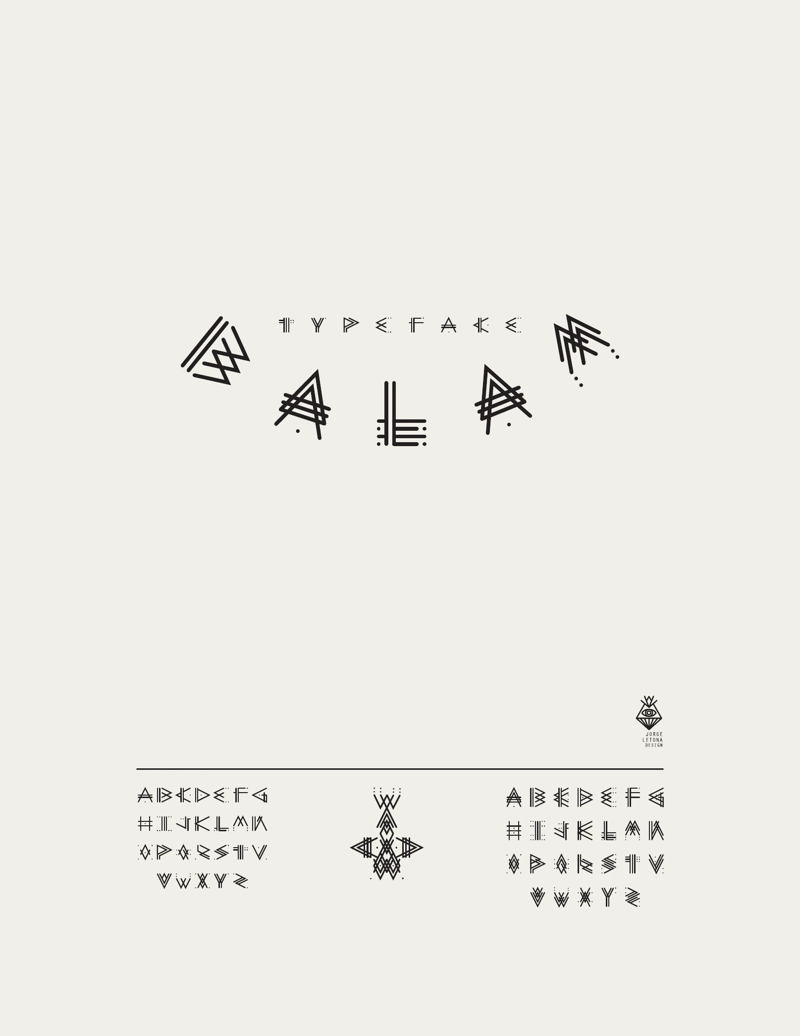 Brad Electro custom alphabet system