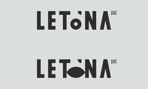 LETONA 2019 wordmark studies