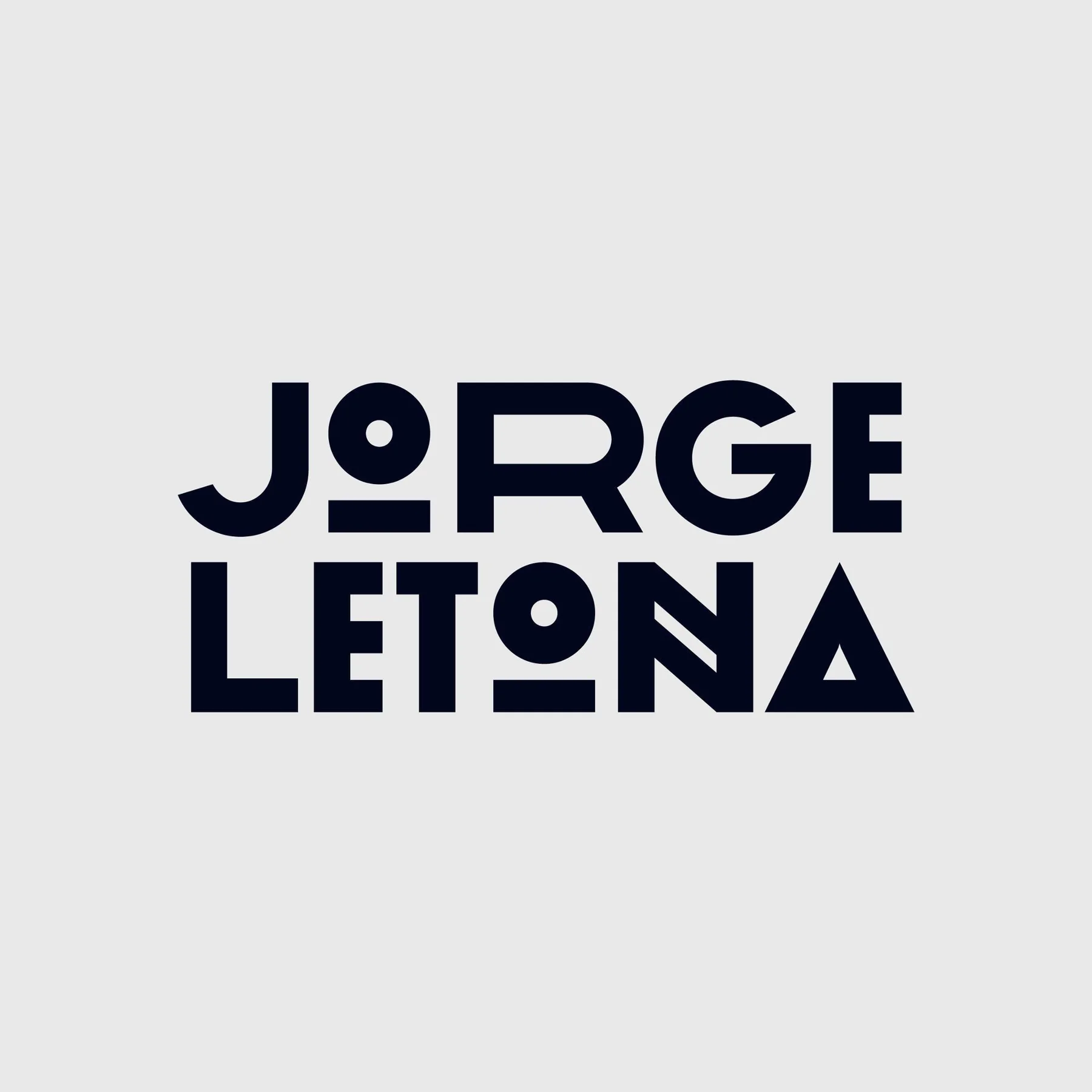 Jorge Letona wordmark