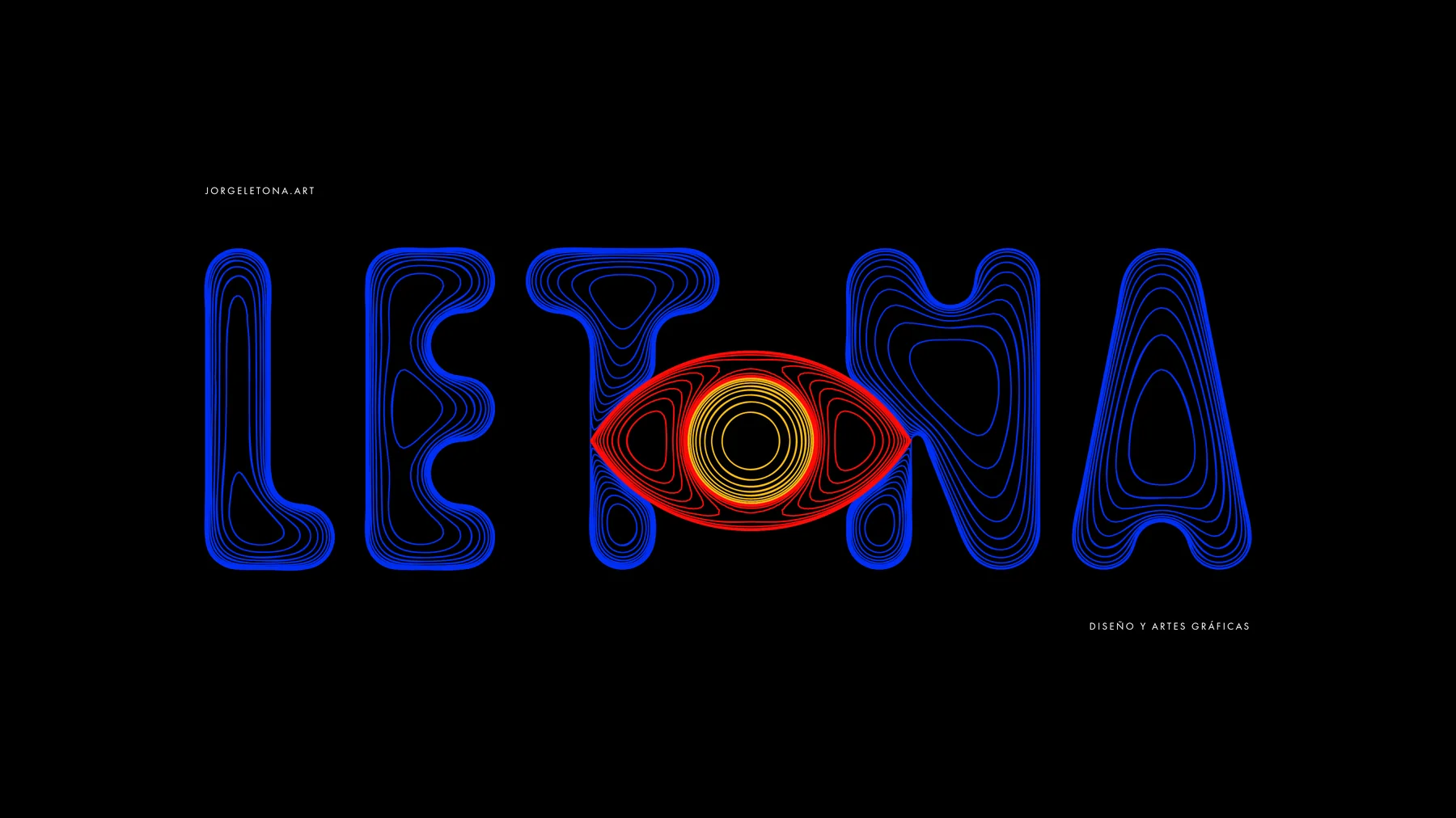 LETONA 2024 eye lettering