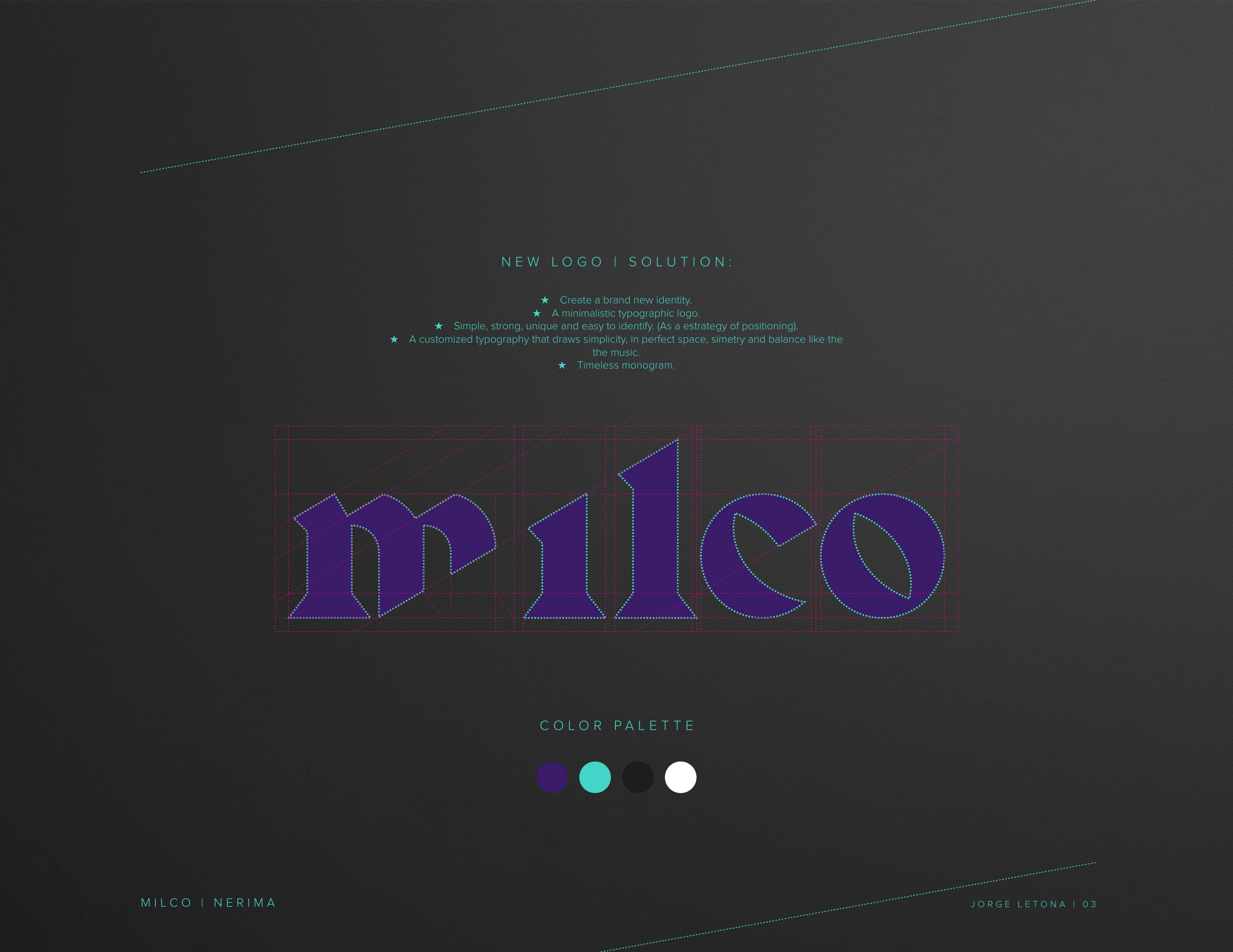 MILCO logo construction and palette