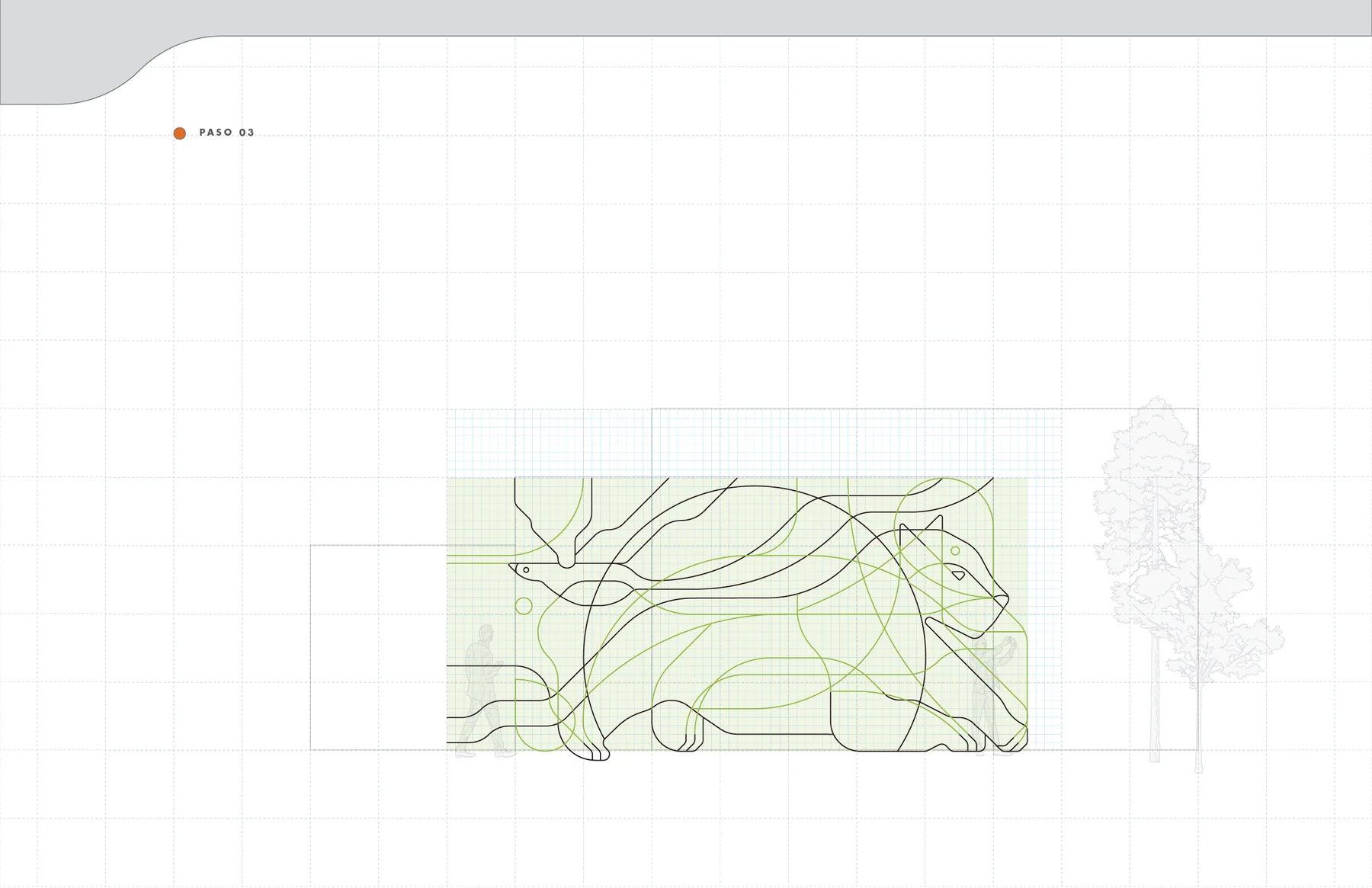 Mural line study