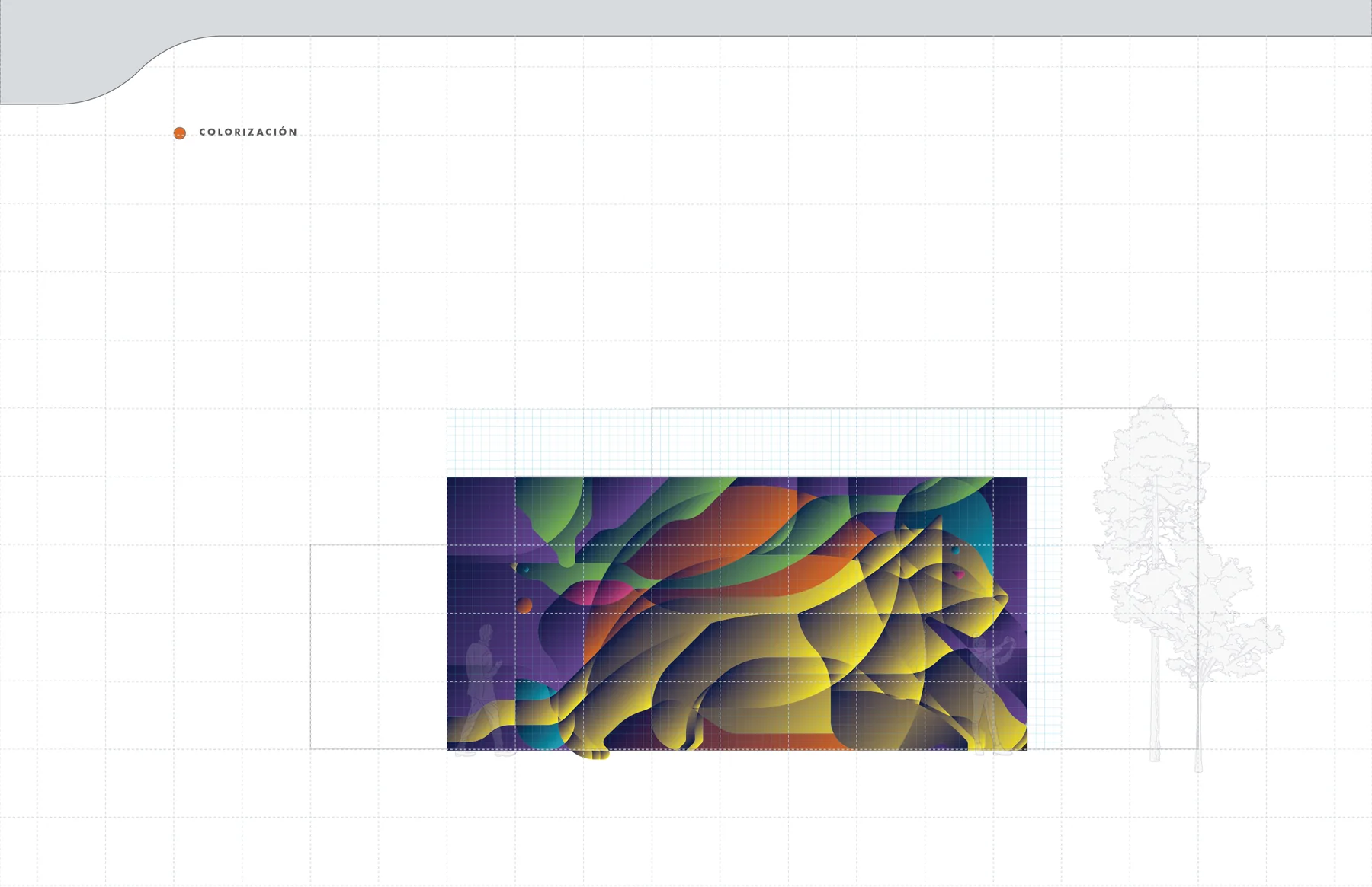 Mural dimensional study