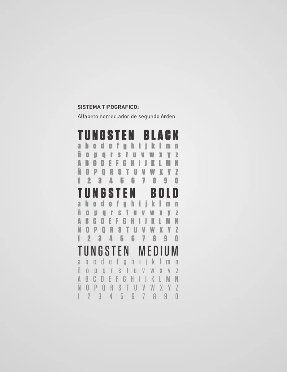 Tungsten typography