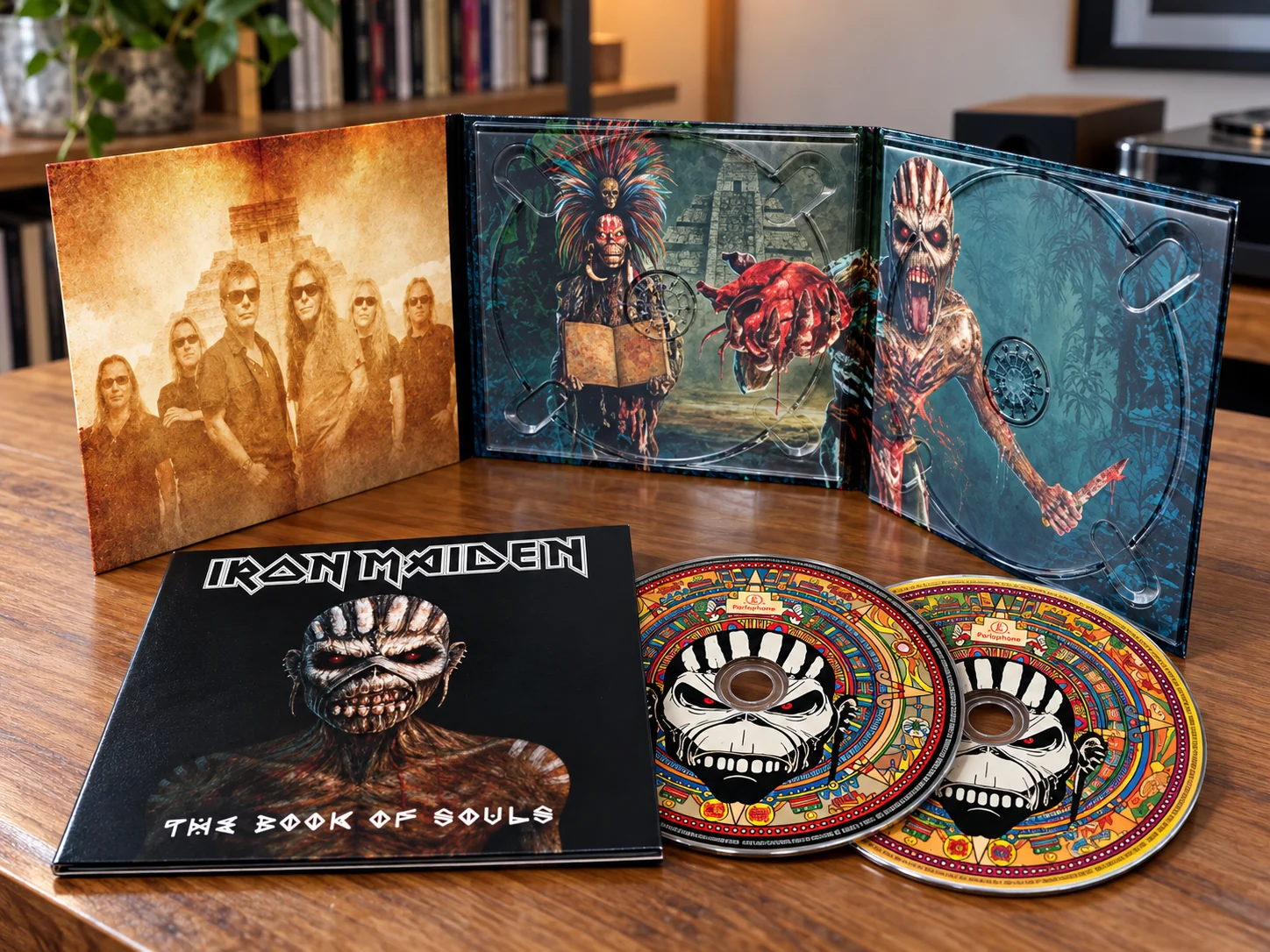 The Book of Souls booklet and discs