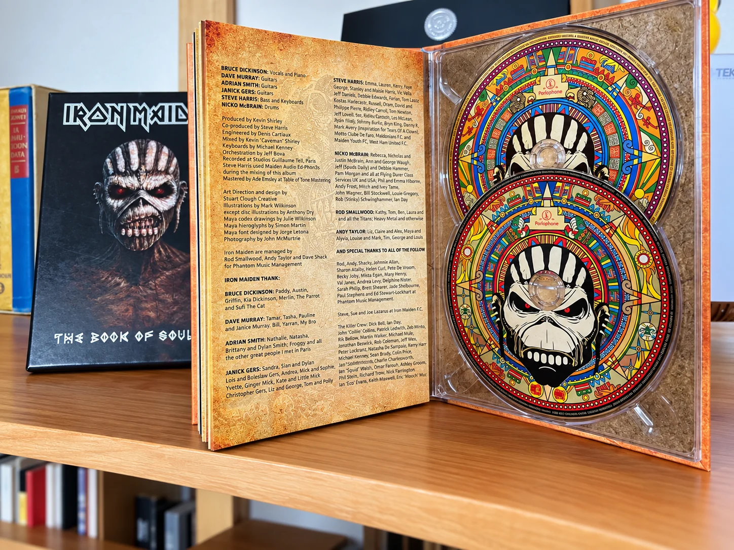 Open physical edition of The Book of Souls