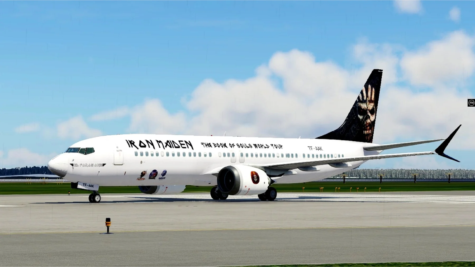 Ed Force One on the runway